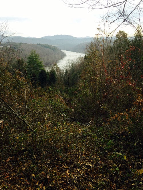A view of the French Broad River from the Olivette community in Asheville, North Carolina. LRM has assisted the community of Olivette with all aspects of wastewater planning and permitting since its inception in 2014.
